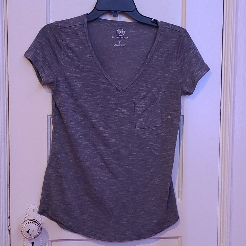 Grey V Neck